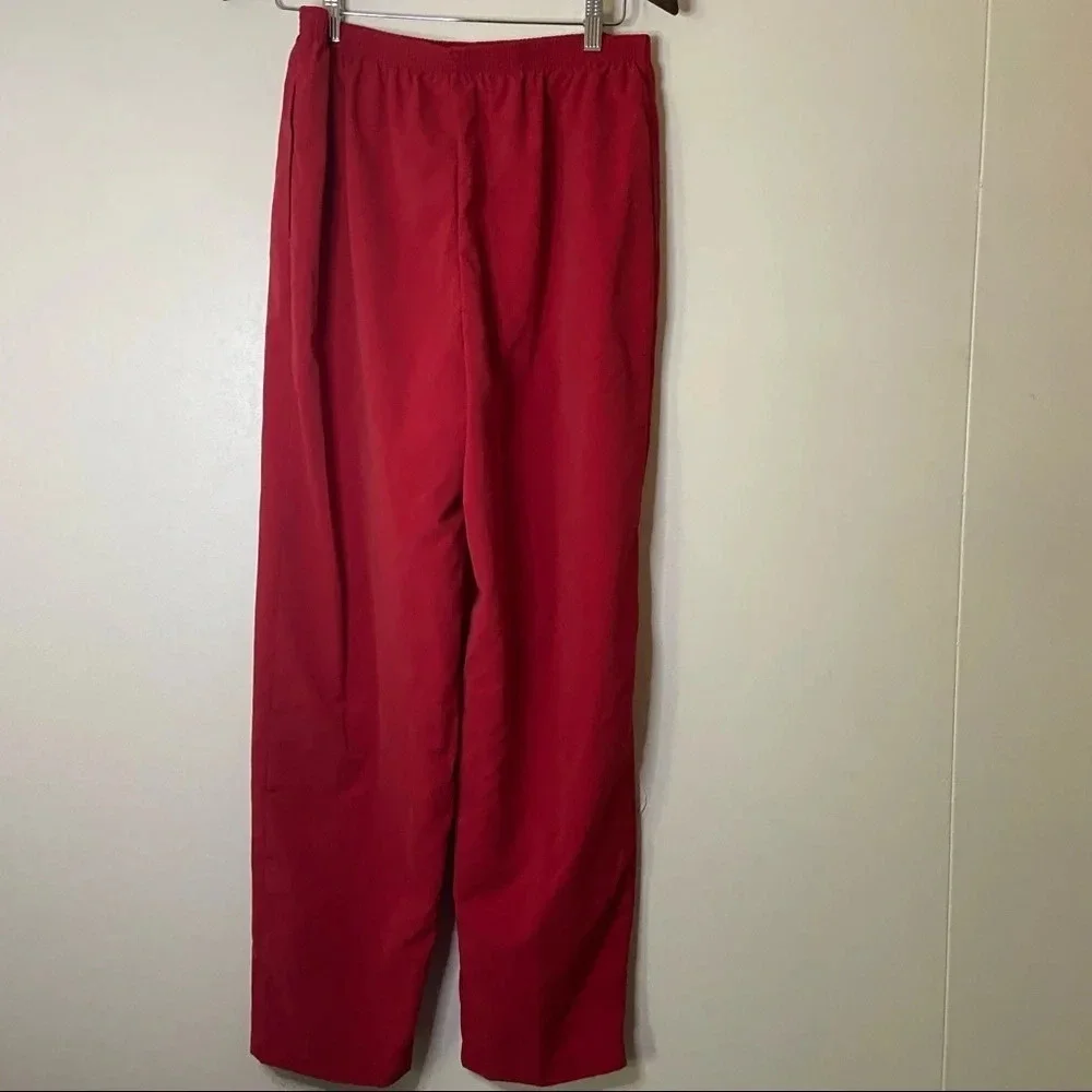 Vintage TEDDI Joggers Streetwear Gorpcore Pants Pull On Red Athletic 80’s XL